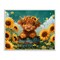 Stupell Industries Cute Happy Highland Cow Framed Giclee, design by Momart
